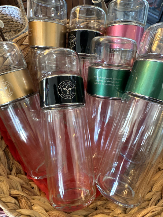 Tea Infuser Bottle “The Wellspring Natural Living”