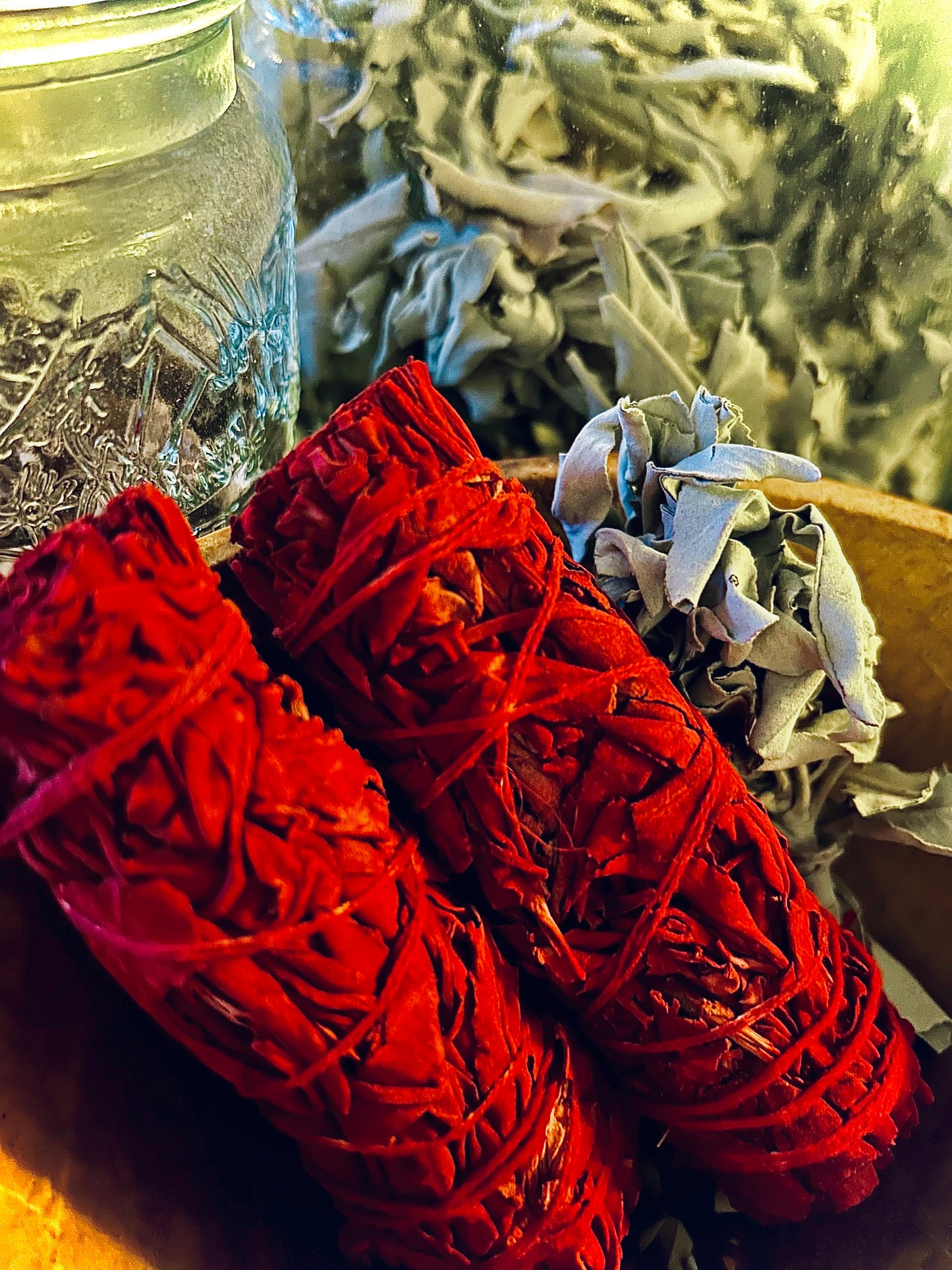 Dragons Blood sage smudge stick