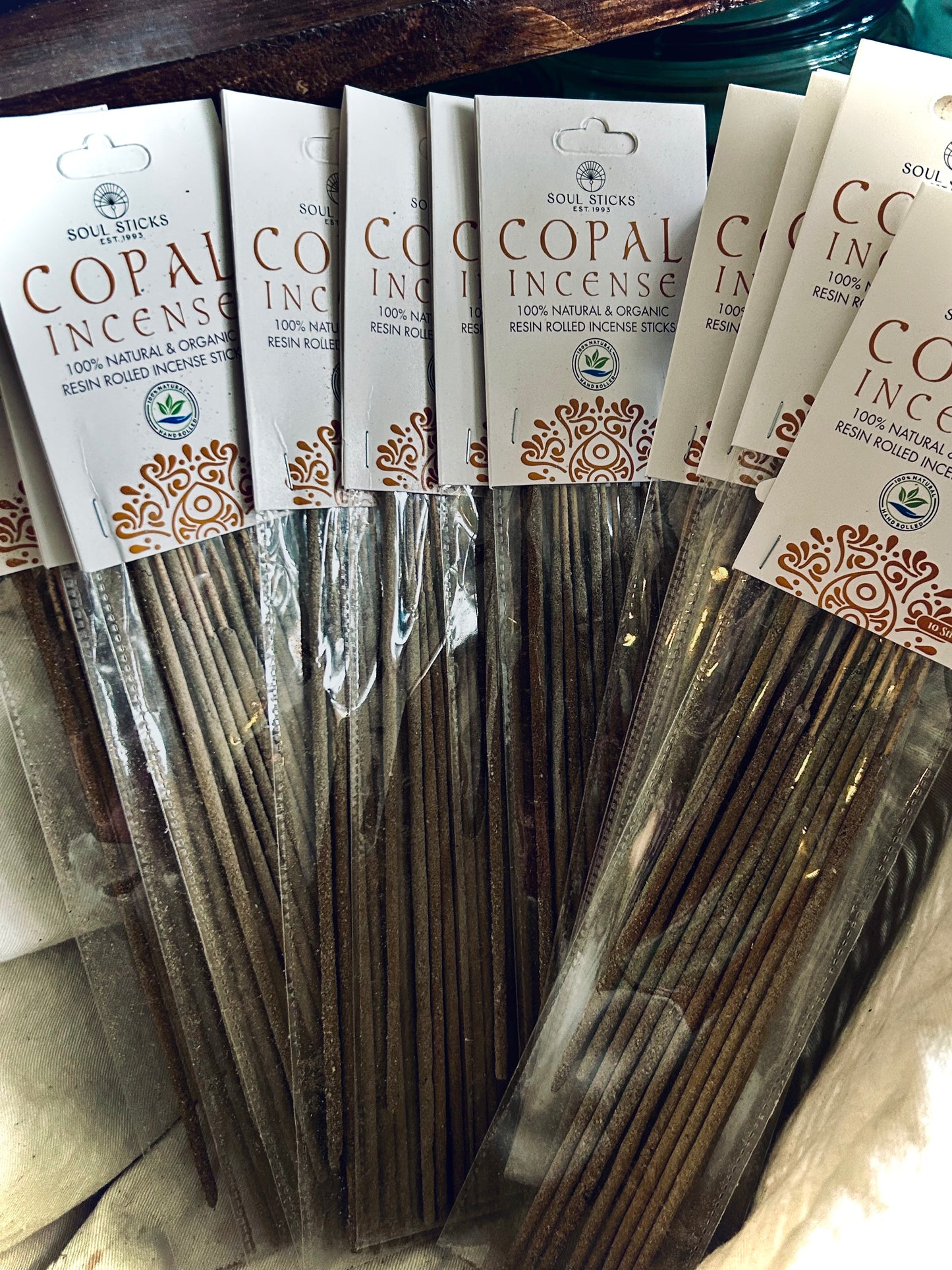 Copal Resin Rolled Incense (10 sticks per box)