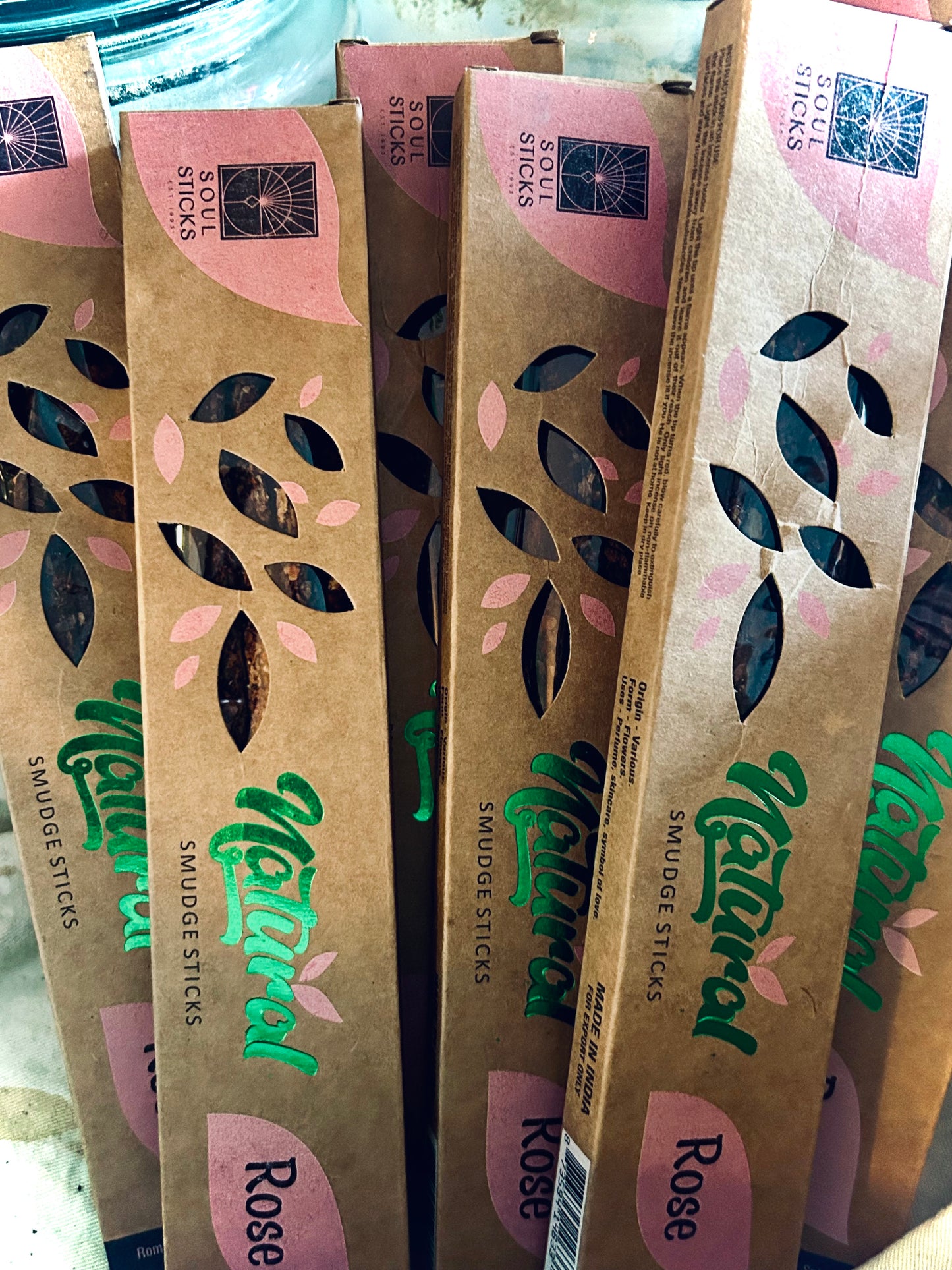 Rose Natural Smudge Incense - 15 GMS