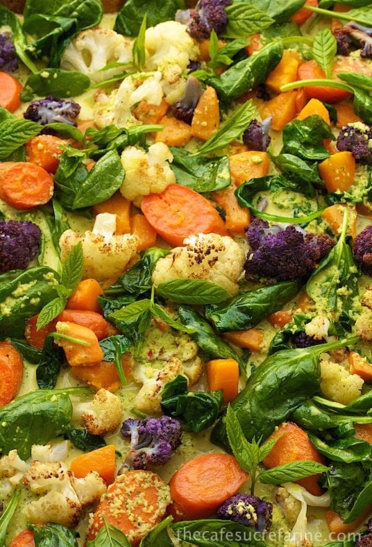 Roasted Coconut Curry Veggie