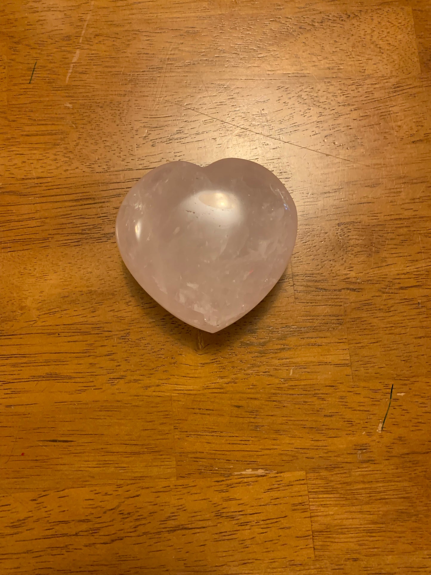 Rose Quartz Heart