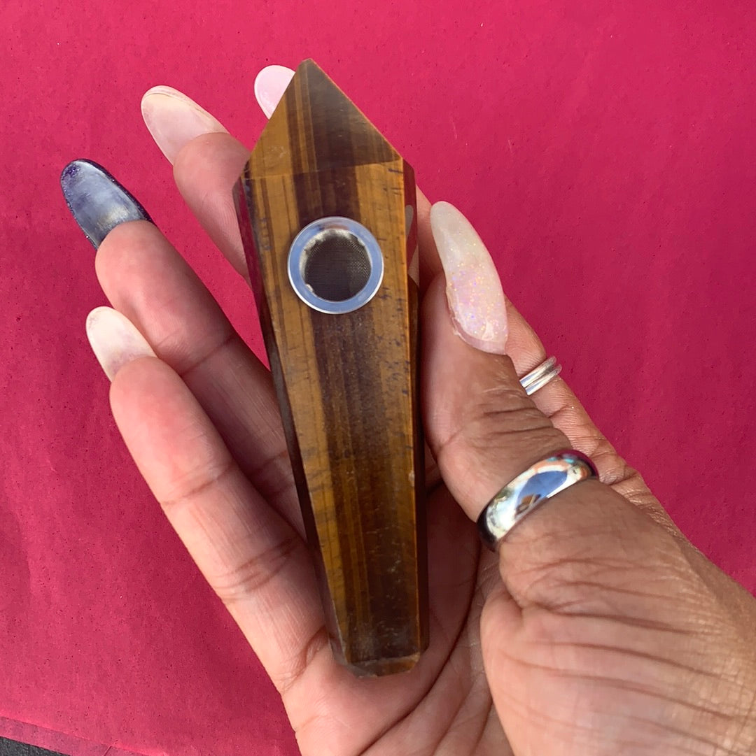 Tiger’s Eye Pipe