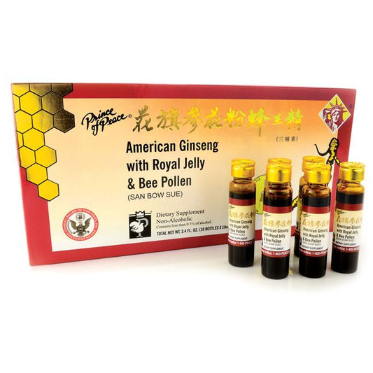 Prince of Peace American Ginseng w/ Royal Jelly & Bee Pollen