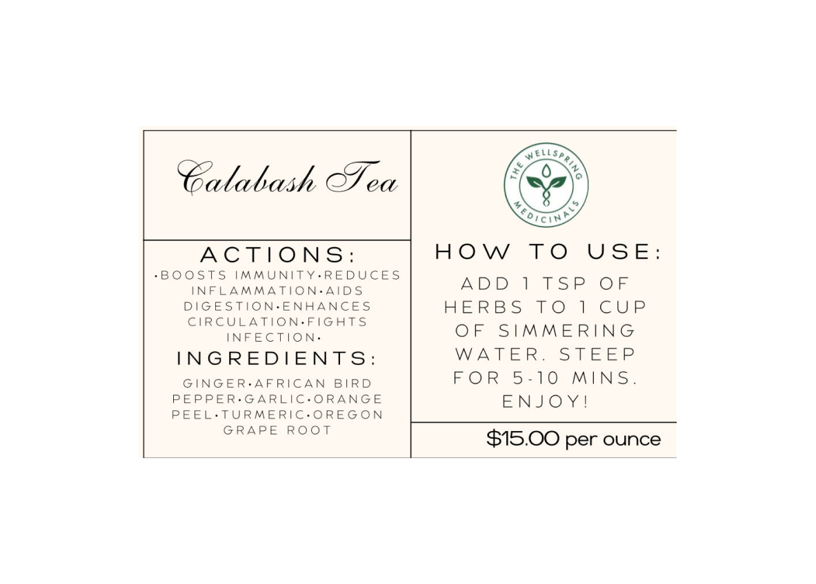 Calabash Tea – The Wellspring Natural Living Center