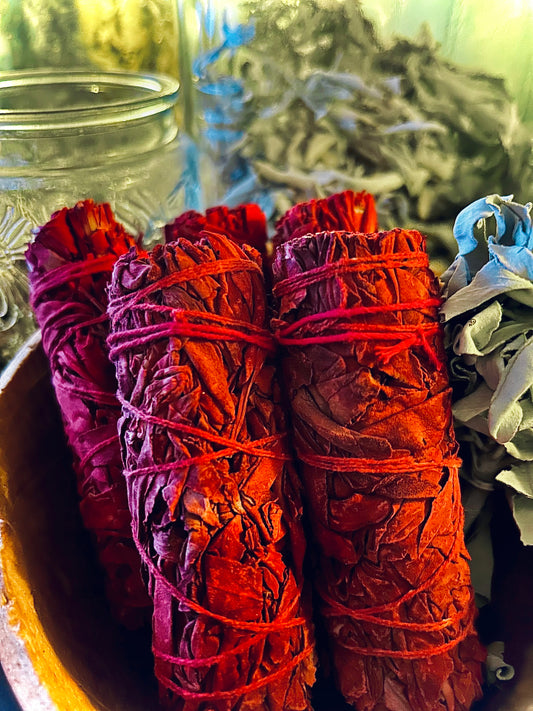 Dragons Blood sage smudge stick