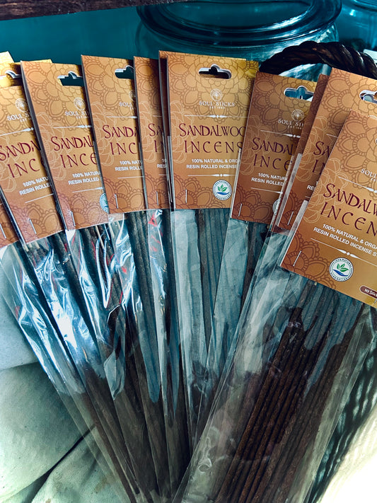 Sandalwood Powder Rolled Incense (10 sticks per box)