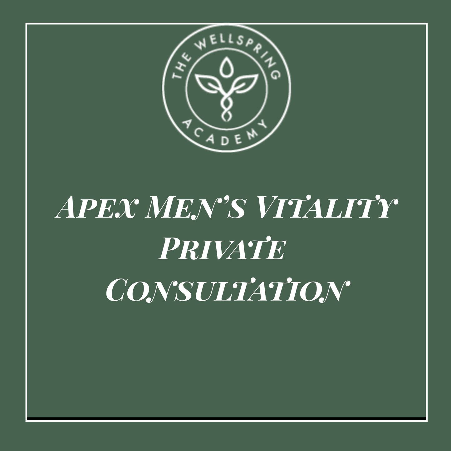 Apex Men’s Vitality Private Consultation