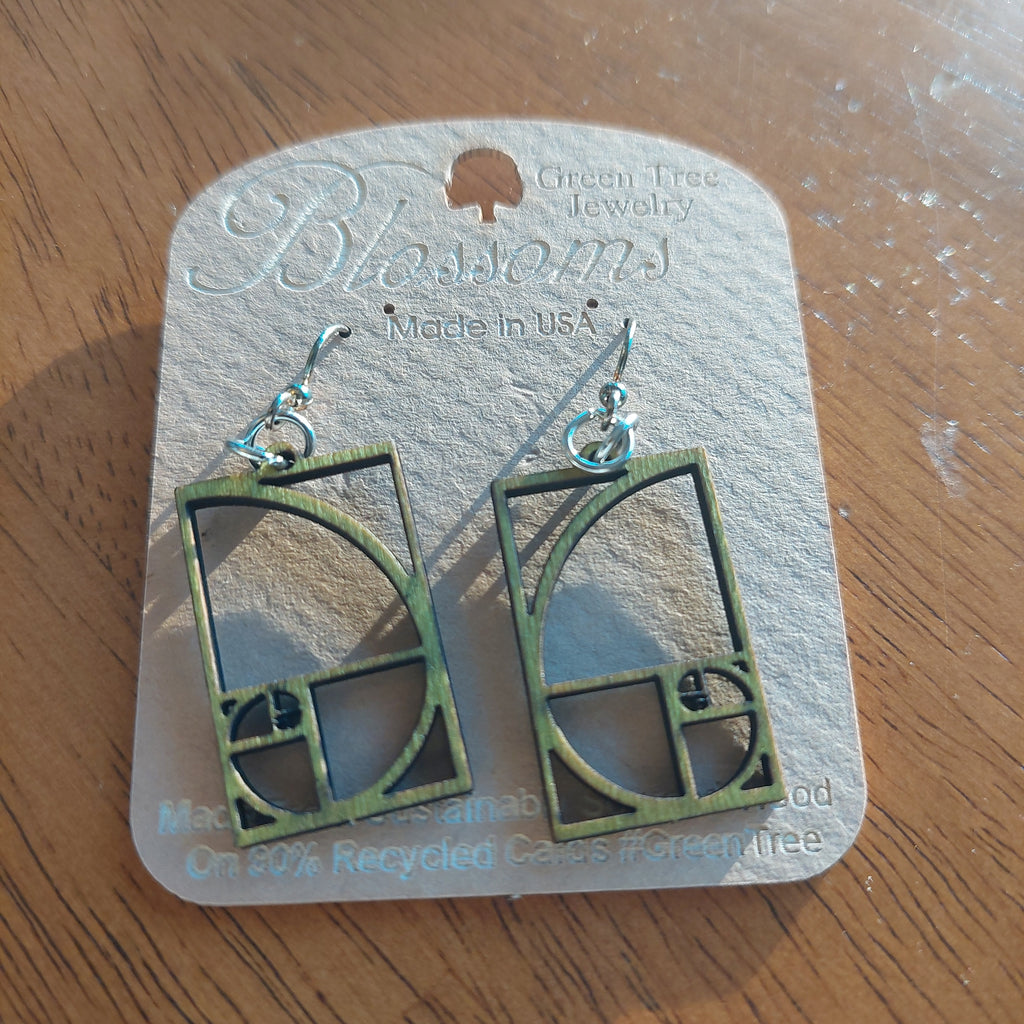 Green-Tree Earrings